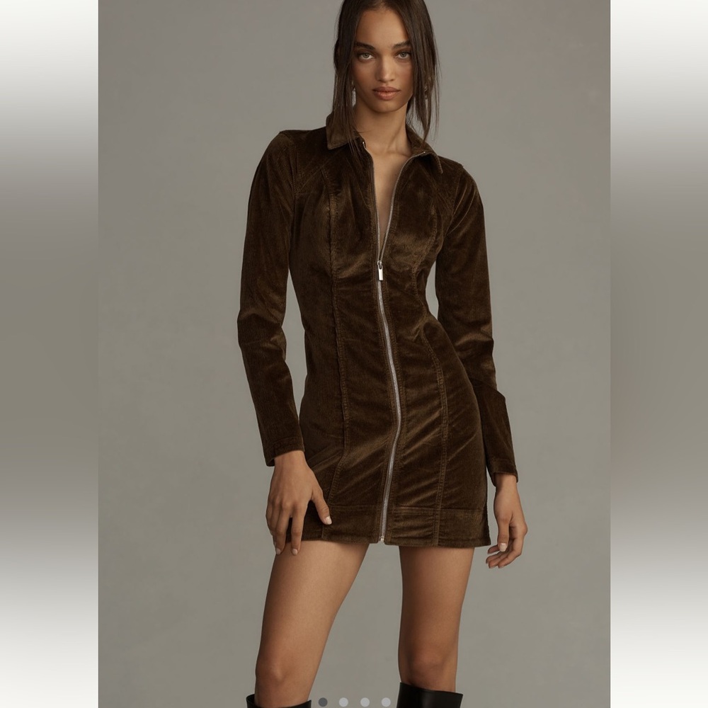 Anthropologie Pilcro Long-Sleeve Corduroy Mini Dress (8)